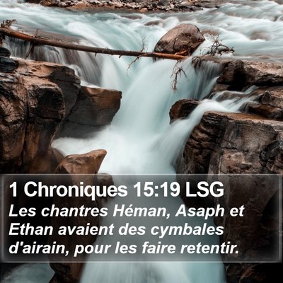 1 Chroniques 15:19 LSG Bible Verse Image