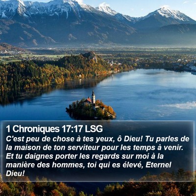 1 Chroniques 17:17 LSG Bible Verse Image