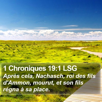 1 Chroniques 19:1 LSG Bible Verse Image