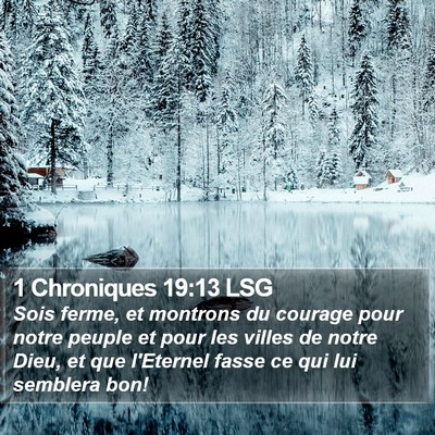 1 Chroniques 19:13 LSG Bible Verse Image