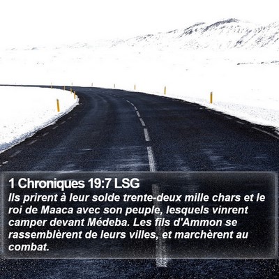 1 Chroniques 19:7 LSG Bible Verse Image