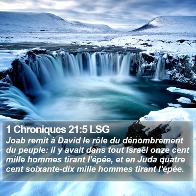 1 Chroniques 21:5 LSG Bible Verse Image