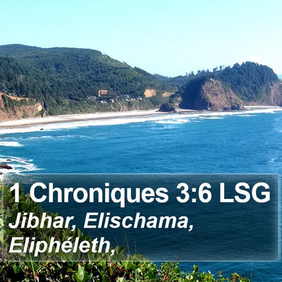 1 Chroniques 3:6 LSG Bible Verse Image