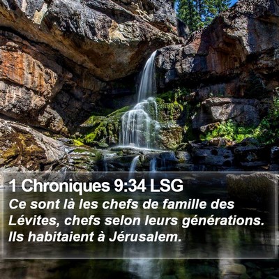 1 Chroniques 9:34 LSG Bible Verse Image