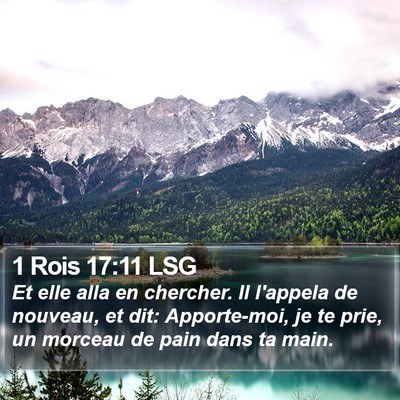 1 Rois 17:11 LSG Bible Verse Image