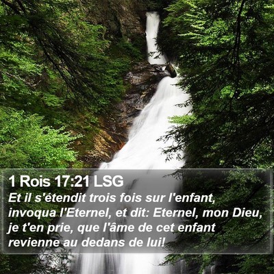 1 Rois 17:21 LSG Bible Verse Image