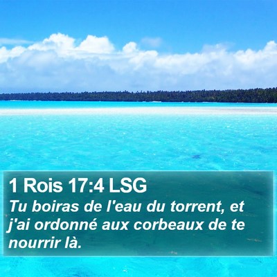 1 Rois 17:4 LSG Bible Verse Image