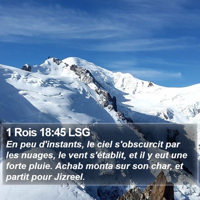 1 Rois 18:45 LSG Bible Verse Image