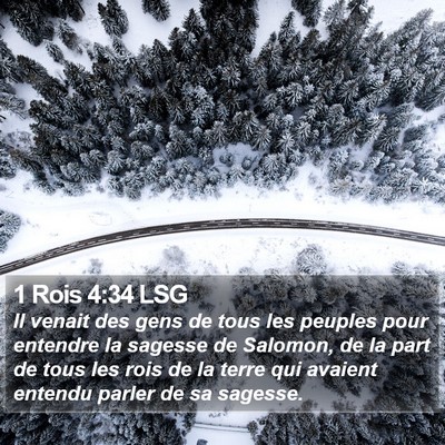 1 Rois 4:34 LSG Bible Verse Image