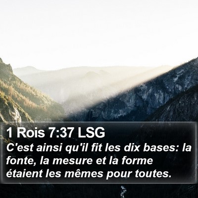 1 Rois 7:37 LSG Bible Verse Image
