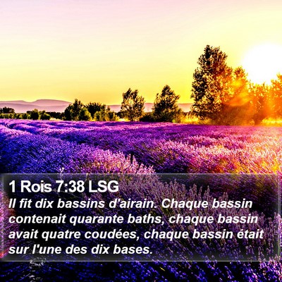 1 Rois 7:38 LSG Bible Verse Image