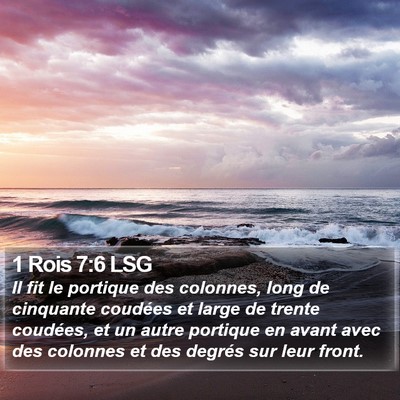 1 Rois 7:6 LSG Bible Verse Image