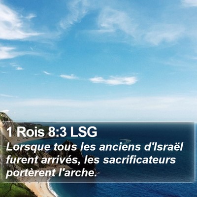 1 Rois 8:3 LSG Bible Verse Image