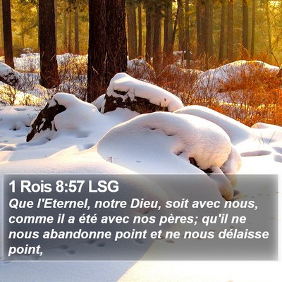 1 Rois 8:57 LSG Bible Verse Image