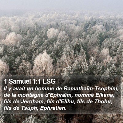 1 Samuel 1:1 LSG Bible Verse Image
