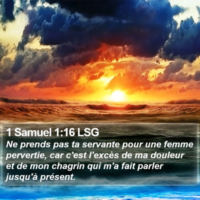 1 Samuel 1:16 LSG Bible Verse Image