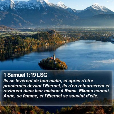 1 Samuel 1:19 LSG Bible Verse Image