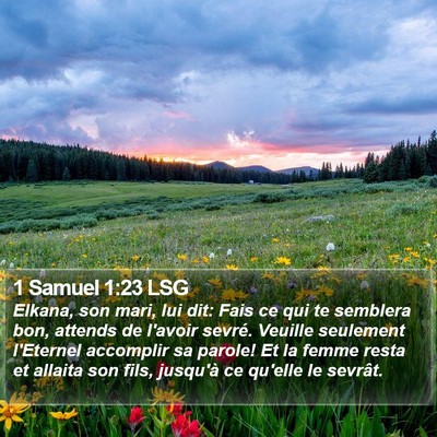 1 Samuel 1:23 LSG Bible Verse Image