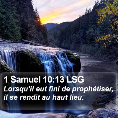 1 Samuel 10:13 LSG Bible Verse Image