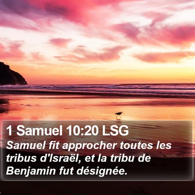 1 Samuel 10:20 LSG Bible Verse Image
