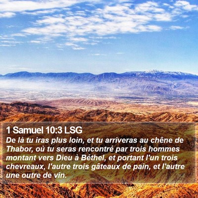 1 Samuel 10:3 LSG Bible Verse Image