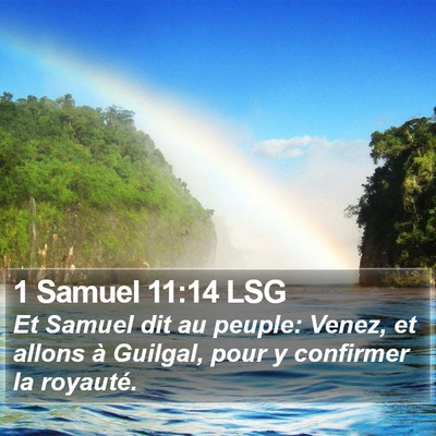 1 Samuel 11:14 LSG Bible Verse Image