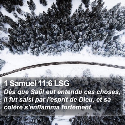 1 Samuel 11:6 LSG Bible Verse Image
