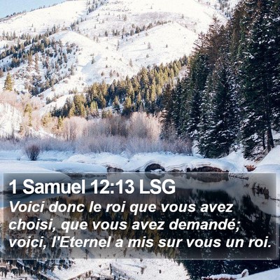 1 Samuel 12:13 LSG Bible Verse Image