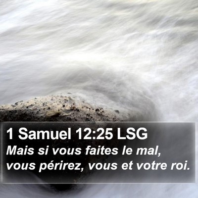 1 Samuel 12:25 LSG Bible Verse Image