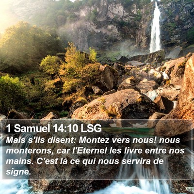 1 Samuel 14:10 LSG Bible Verse Image