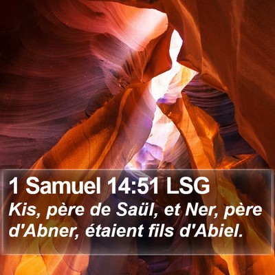1 Samuel 14:51 LSG Bible Verse Image