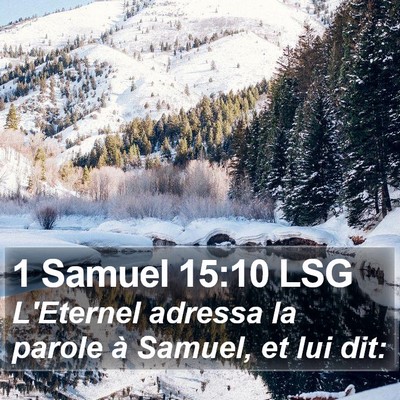 1 Samuel 15:10 LSG Bible Verse Image