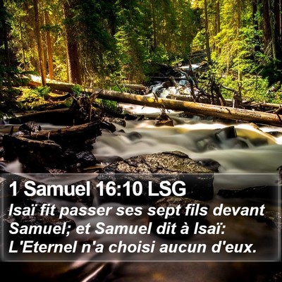 1 Samuel 16:10 LSG Bible Verse Image