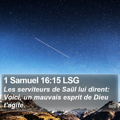 1 Samuel 16:15 LSG Bible Verse Image