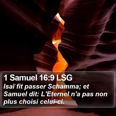 1 Samuel 16:9 LSG Bible Verse Image