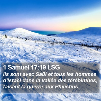 1 Samuel 17:19 LSG Bible Verse Image