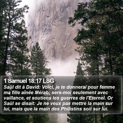 1 Samuel 18:17 LSG Bible Verse Image