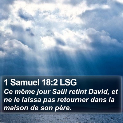 1 Samuel 18:2 LSG Bible Verse Image