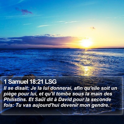 1 Samuel 18:21 LSG Bible Verse Image