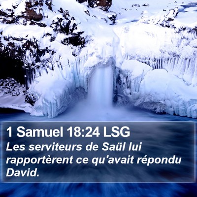 1 Samuel 18:24 LSG Bible Verse Image