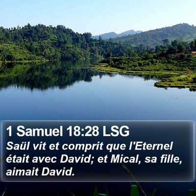 1 Samuel 18:28 LSG Bible Verse Image