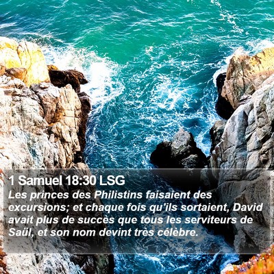 1 Samuel 18:30 LSG Bible Verse Image