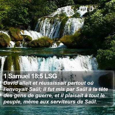 1 Samuel 18:5 LSG Bible Verse Image