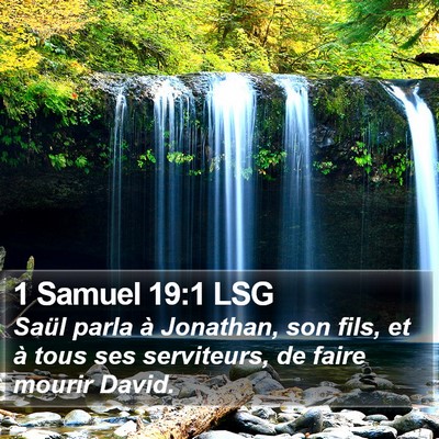 1 Samuel 19:1 LSG Bible Verse Image