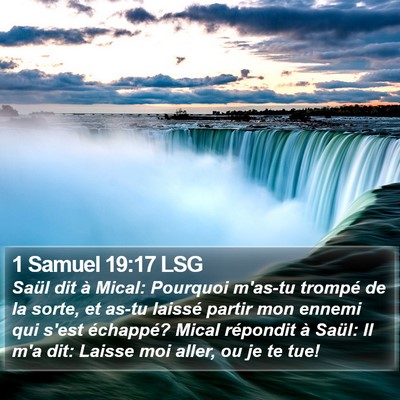 1 Samuel 19:17 LSG Bible Verse Image