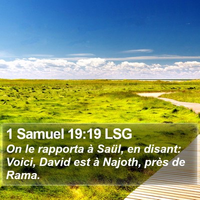 1 Samuel 19:19 LSG Bible Verse Image