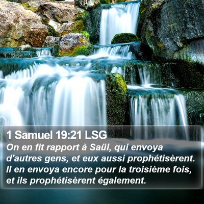 1 Samuel 19:21 LSG Bible Verse Image