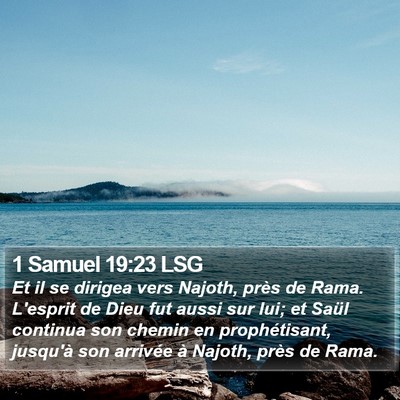 1 Samuel 19:23 LSG Bible Verse Image