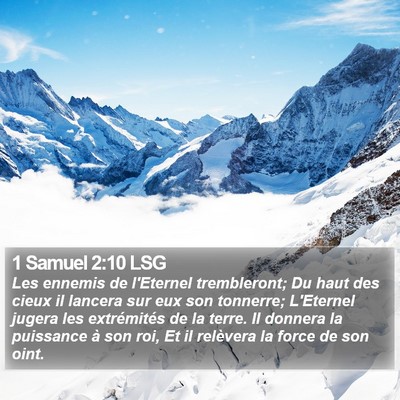 1 Samuel 2:10 LSG Bible Verse Image
