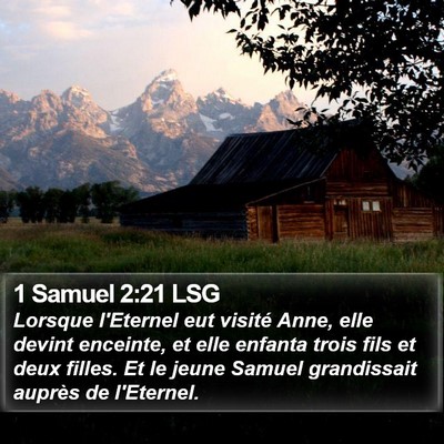 1 Samuel 2:21 LSG Bible Verse Image
